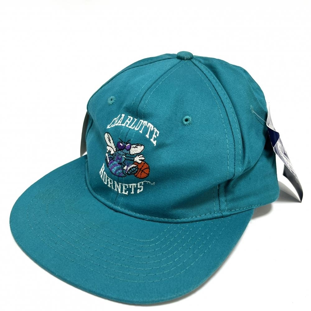 90年代 VINTAGE 【Drew Person Companies 】NBA CHARLOTTE HORNETS SIZE FITS ALL 帽子 キャップ 14243拍卖
