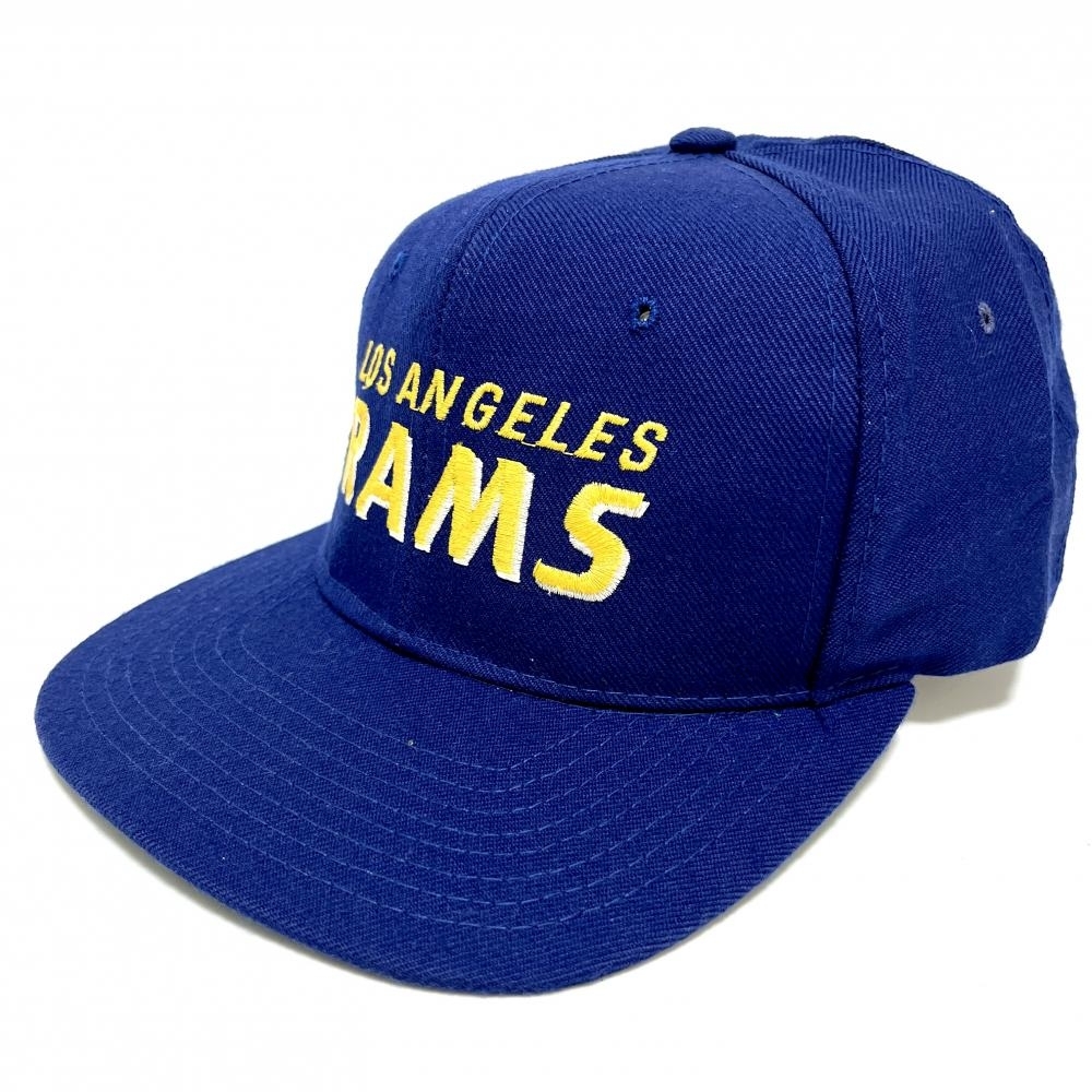 90年代 VINTAGE 【NEW ERA 】NFL PRO MODEL LOS ANGELS RAMS SIZE FITS ALL 帽子 キャップ 14148拍卖