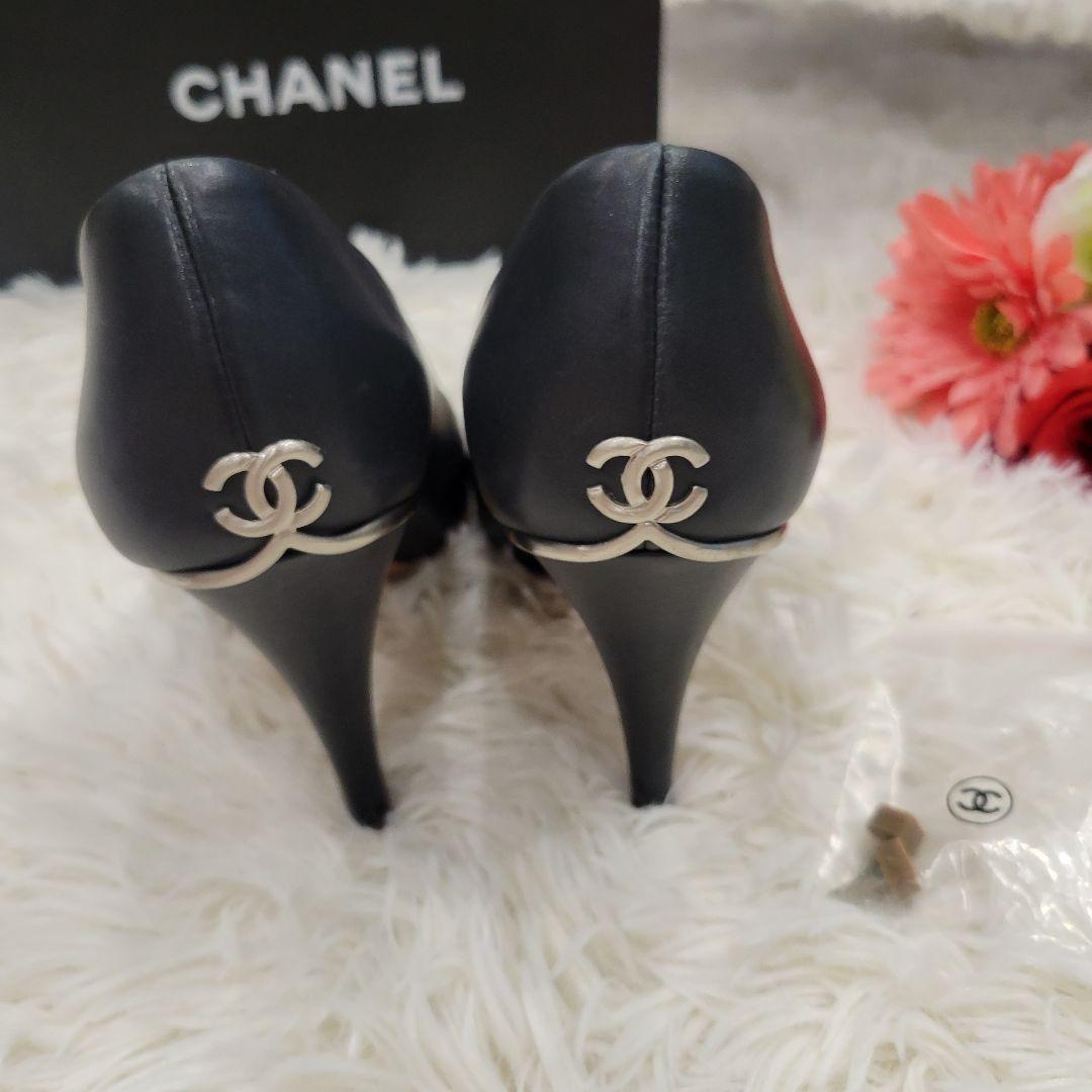 CHANEL シャネル パンプス ココマーク オープントゥ パンプス サンダル拍卖
