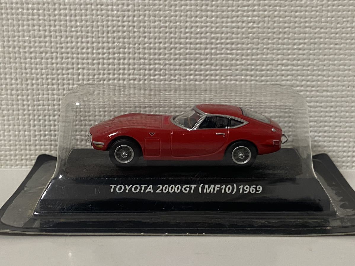 コナミ 絶版名車コレクション 1/64 トヨタ 2000GT MF10 1969 レッド KONAMI TOYOTA拍卖