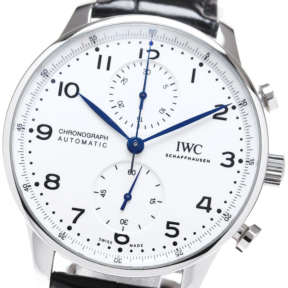 IWC IWC SCHAFFHAUSEN IW371602 ポルトギーゼ クロノグラフ 150イヤーズ 自動巻き メンズ 保証書付き_823407拍卖
