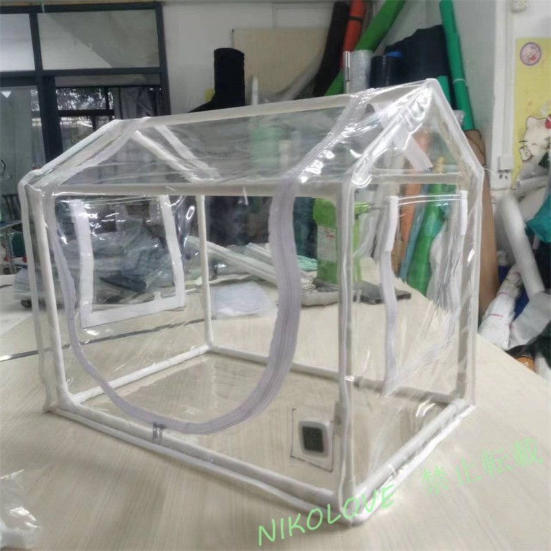 新品超小型 ビ簡易温室 ビニール温室 ファスナー付き 育苗ニールハウス 家庭用 菜園ハウス ミニ 組立式 園芸 PVC素材 LD345拍卖