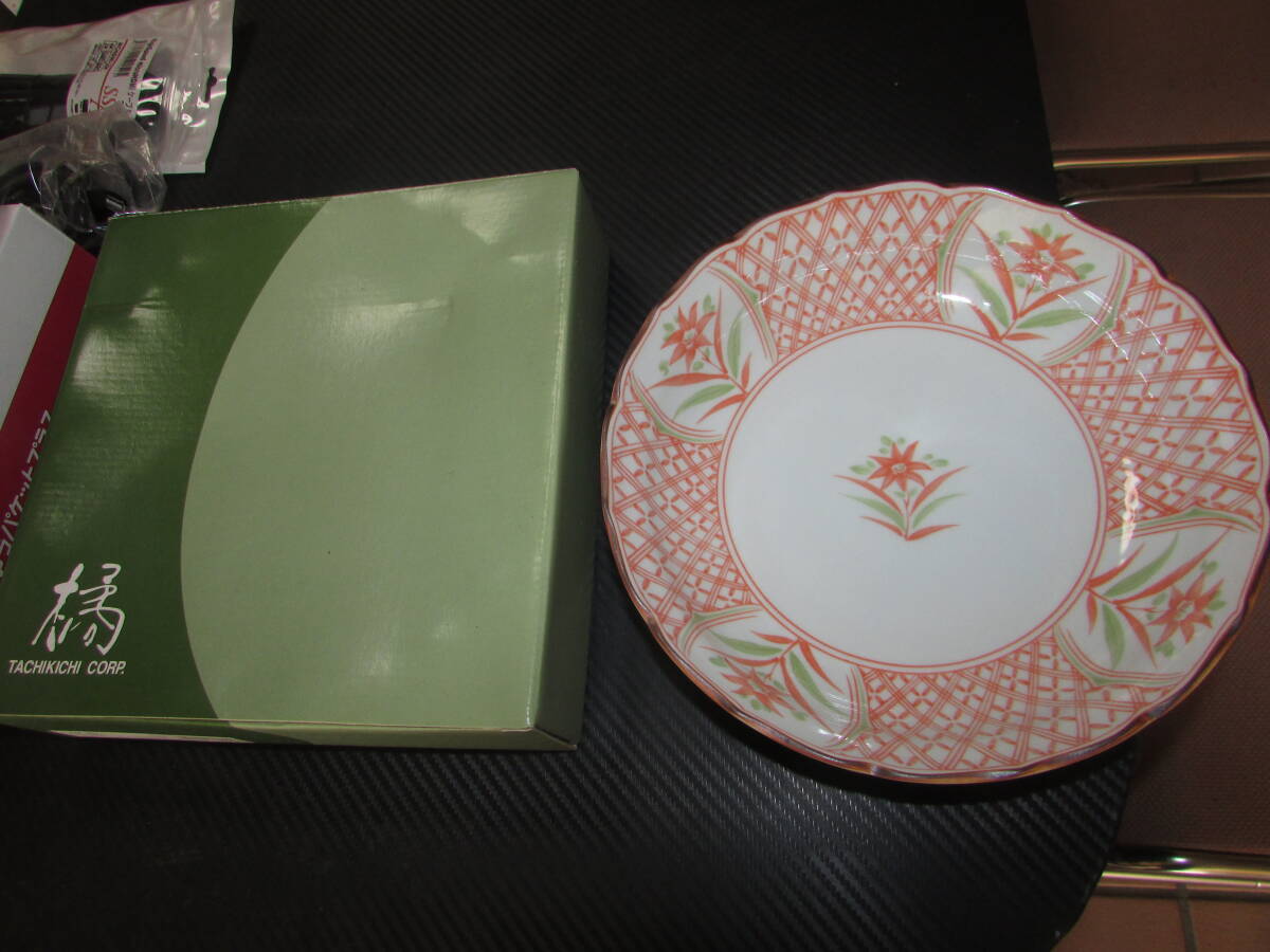 たち吉★花赤絵★盛鉢★送料込み★即決★968-0246★橘拍卖