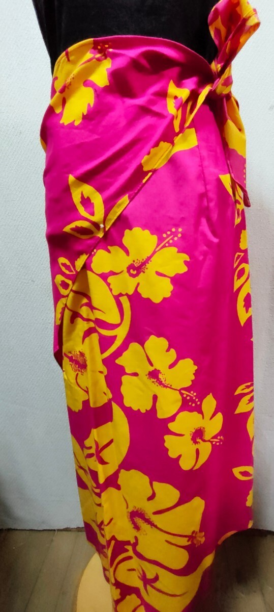 紐付きパレオ ハワイアン フラダンス ストール ショール 水着にも 98×80センチ拍卖