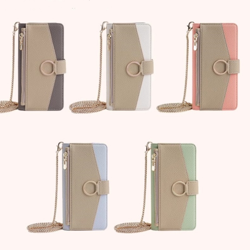 Xperia 5 V ケース 本革 ショルダーチェーン付き おしゃれ 保護カバー 手帳型 カード収納 ソニー エクスペリア 5 V ケース 6.1インチ耐衝撃拍卖