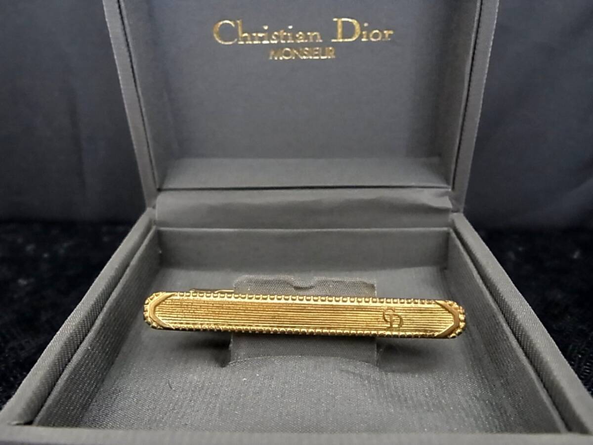 ■№0028■特売③■【Dior】ディオール【ゴールド】■タイピン・ネクタイ ピン♪■拍卖