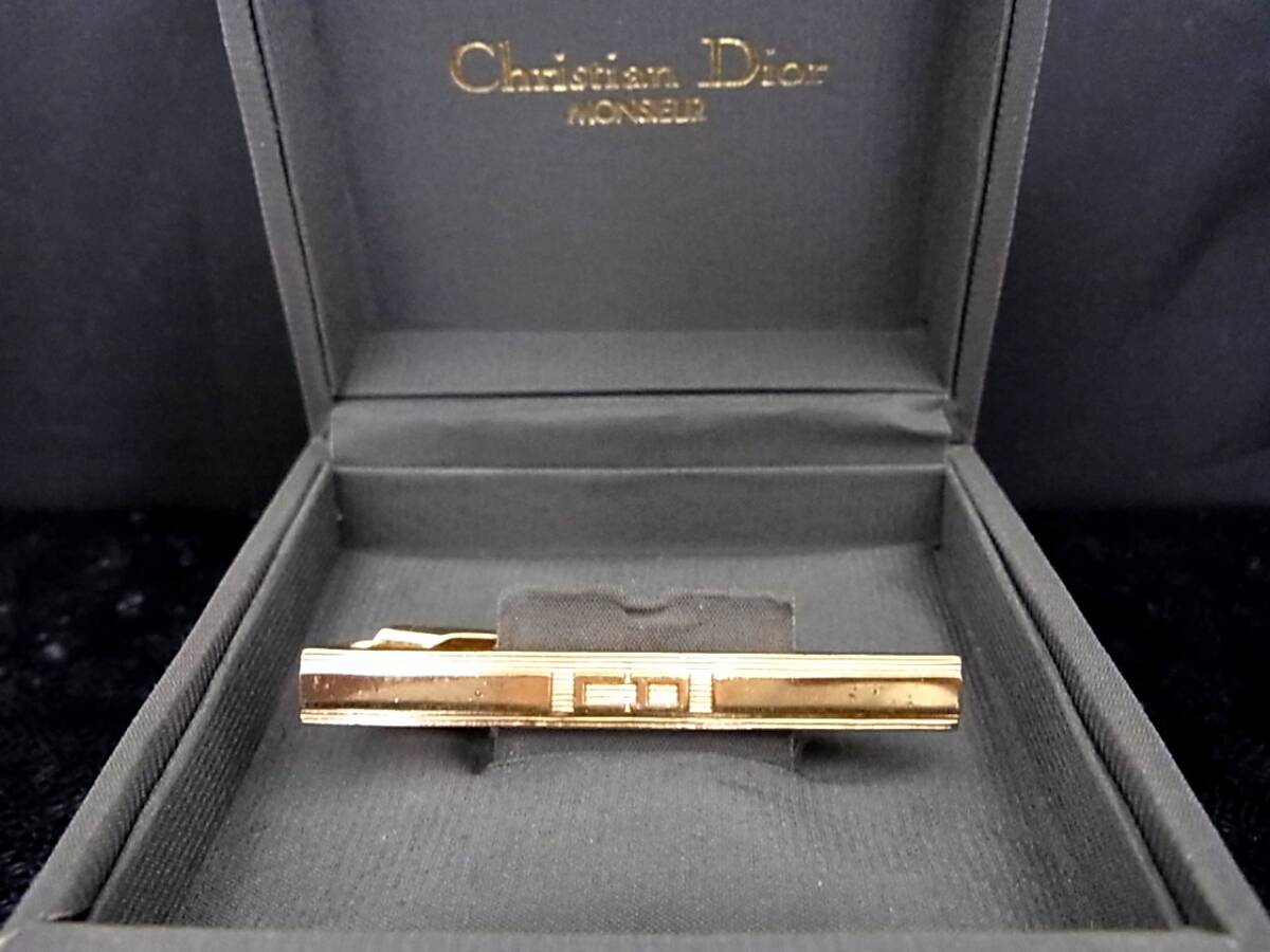 ■№0037■特売③■【Dior】ディオール【ゴールド】■タイピン・ネクタイ ピン♪■拍卖