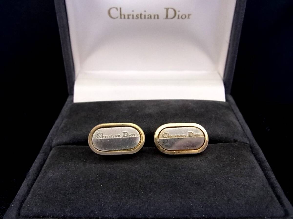 ■№0057■特売③■【Dior】ディオール 【シルバー・ゴールド】■カフス♪■拍卖