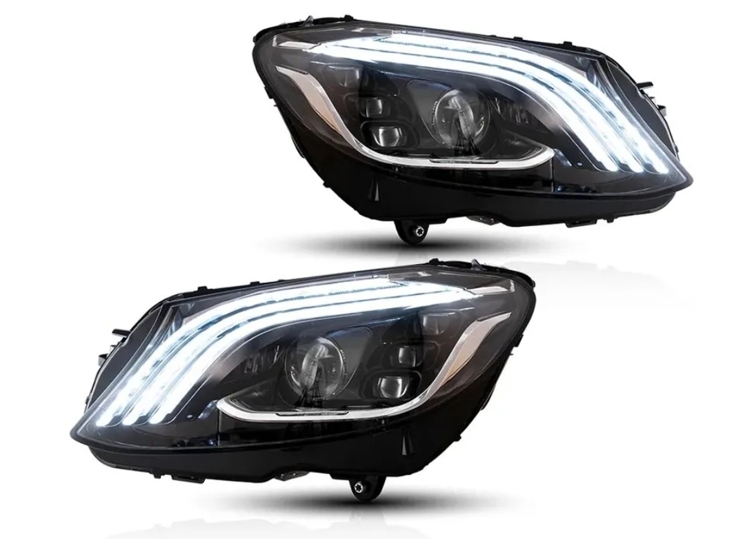 ③メルセデスベンツ Sクラス W222 前期用 後期 仕様 ルック ヘッドライト ディーゼル 純正互換品 高品質拍卖