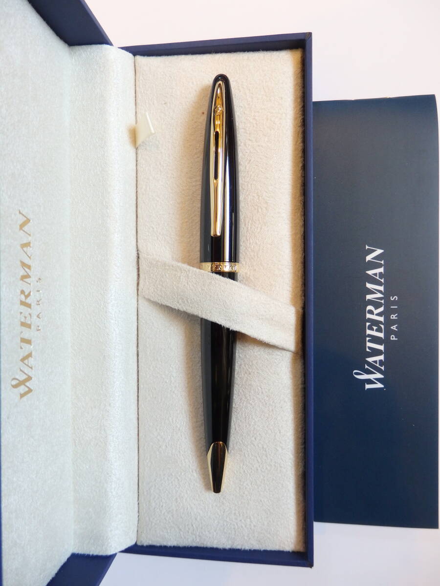 ◆【新品・未使用】ウォーターマン カレン ブラック・シーGT ツイスト式ボールペン拍卖