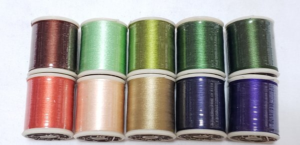 糸1247 絹ステッチ 天下一印 絹100% #30 50m 10点セット拍卖