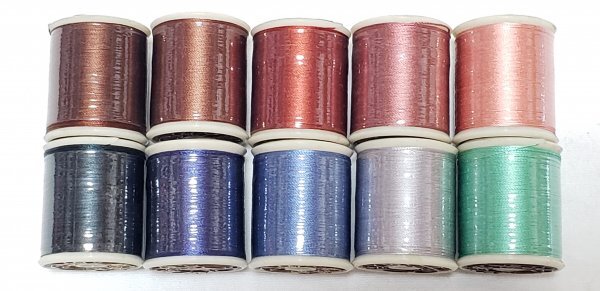 糸1244 絹ステッチ 天下一印 絹100% #30 50m 10点セット拍卖