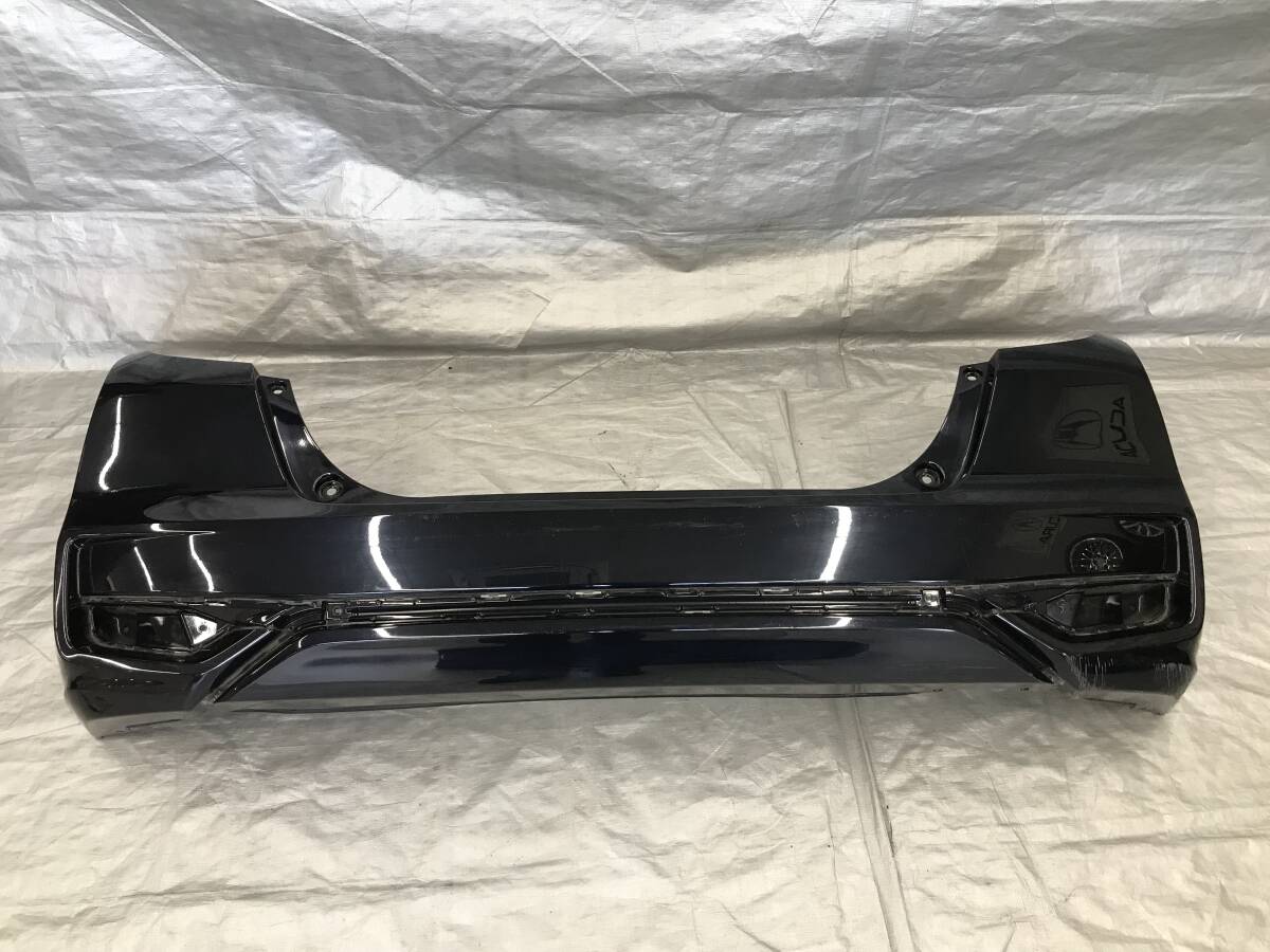 □2406-D10LL スタート即決!フィット/ハイブリッド GK3/GK4/GK5 GP5/GP6 後期 純正 リアバンパー B610M ブルーメタリック 71501-T5A-J500拍卖