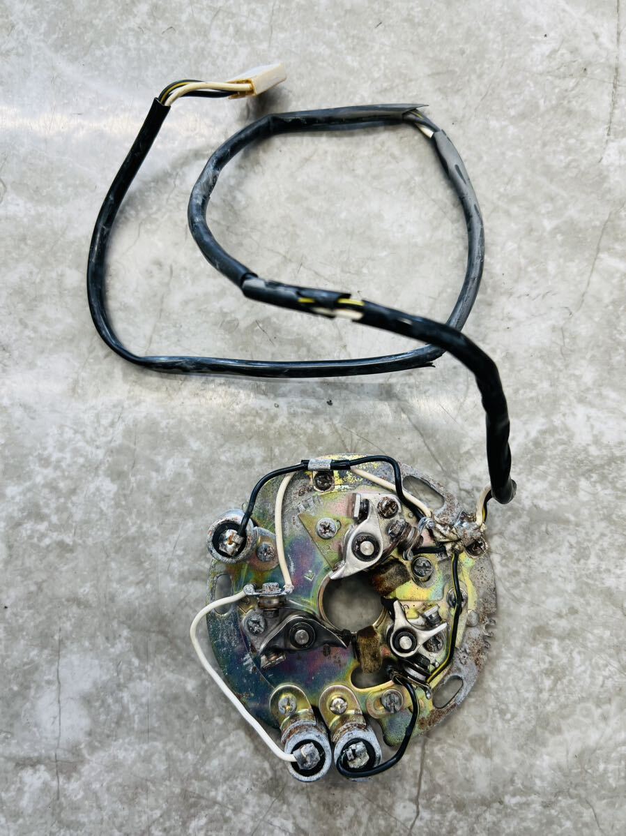 GT380 純正 ポイントベース ポイント ポイントプレート サンパチ カム 国産電機 日本電装 廃盤 当時物 希少 gt550拍卖