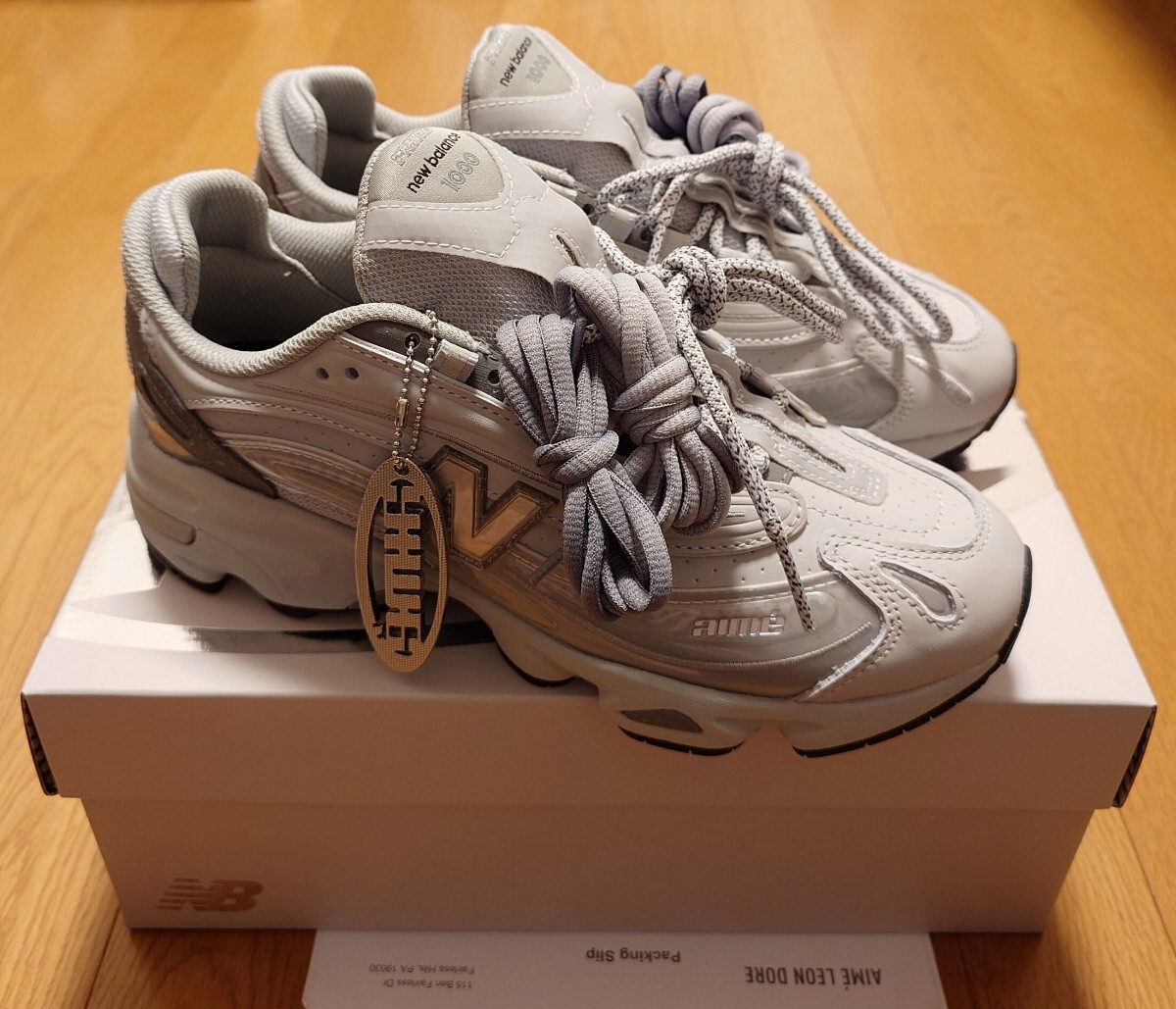 日本未発売 26cm US8 aime leon dore new balance M1000AL1 グレー ニューバランス エメレオンドレ M1000 2002 993 991 996 1300 1500 574拍卖