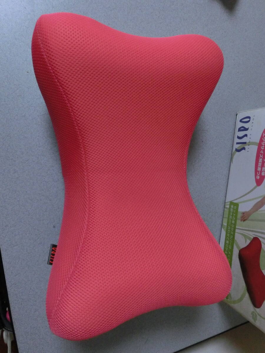 オアシス+INGオアシスプラスアイエヌジーながらクッション ピンク洗えるカバーNC-200運動機具低反発枕まくら 東急スポーツ開封品拍卖