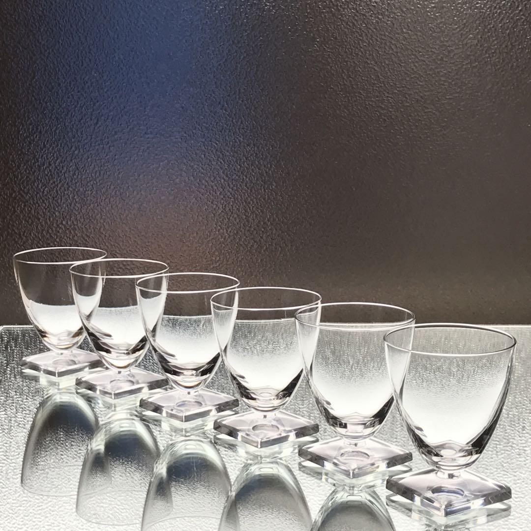 極希少★ラリックLaliqueアンボワーズAmboiseアペリティフグラス6個★デザート/マティーニ オールドバカラ/アンティーク拍卖