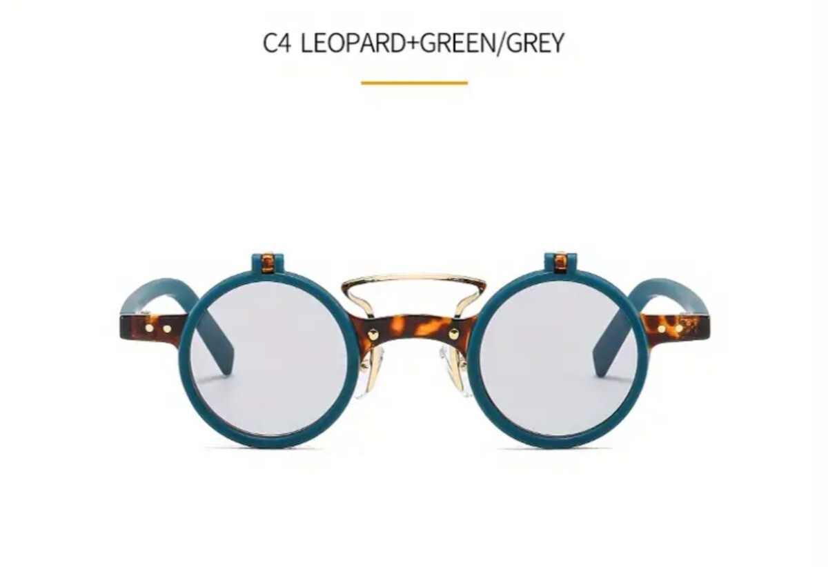 T307C4 フリップサングラス レトロなアウトドア用サングラス 男女兼用拍卖