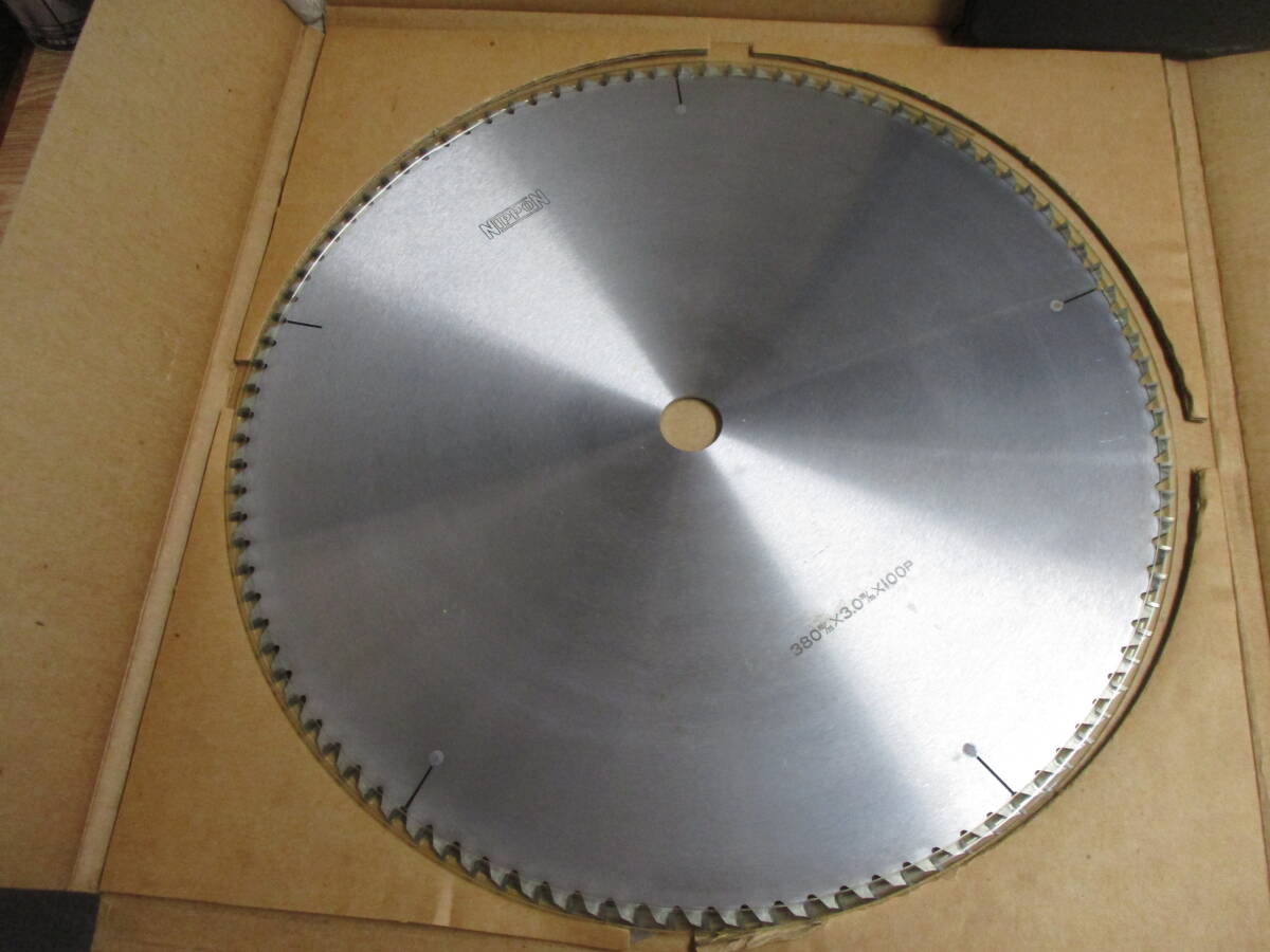 チップソー(アルミ用)380ミリ 未使用 380×100×3.0×25.4(ミリ) 1個¥15000 送料無料拍卖