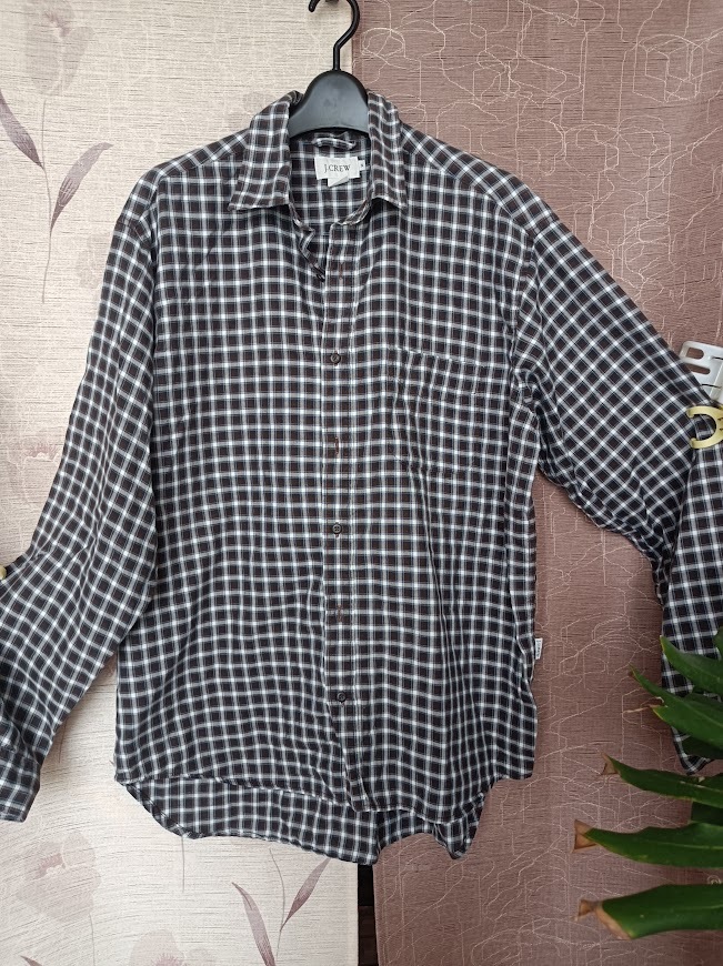J.CREW メンズ長袖シャツ M コットン100% 古着拍卖