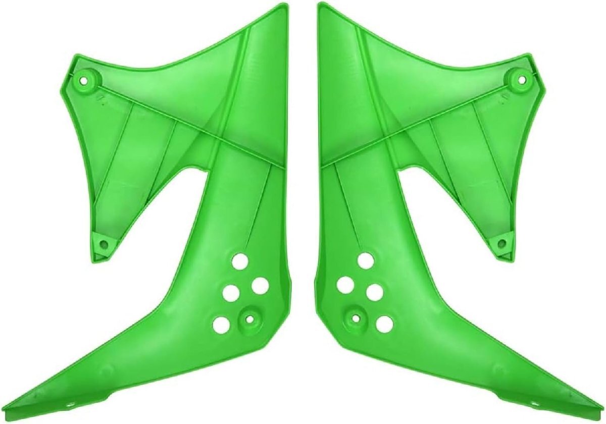 オートバイ用 フロントサイドパネル サイドカウル サイドカバー バイク用 プラスチック製 対応車種:KAWASAKI KLX150S 09-12拍卖