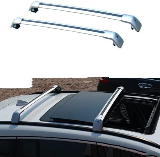 車の荷物ラッ 2 個のルーフバー GLC SUV X253 2015-2023 250 300 アルミ合金サイドバークロスレールルーフラック荷物 フ ラックのクロスバ拍卖