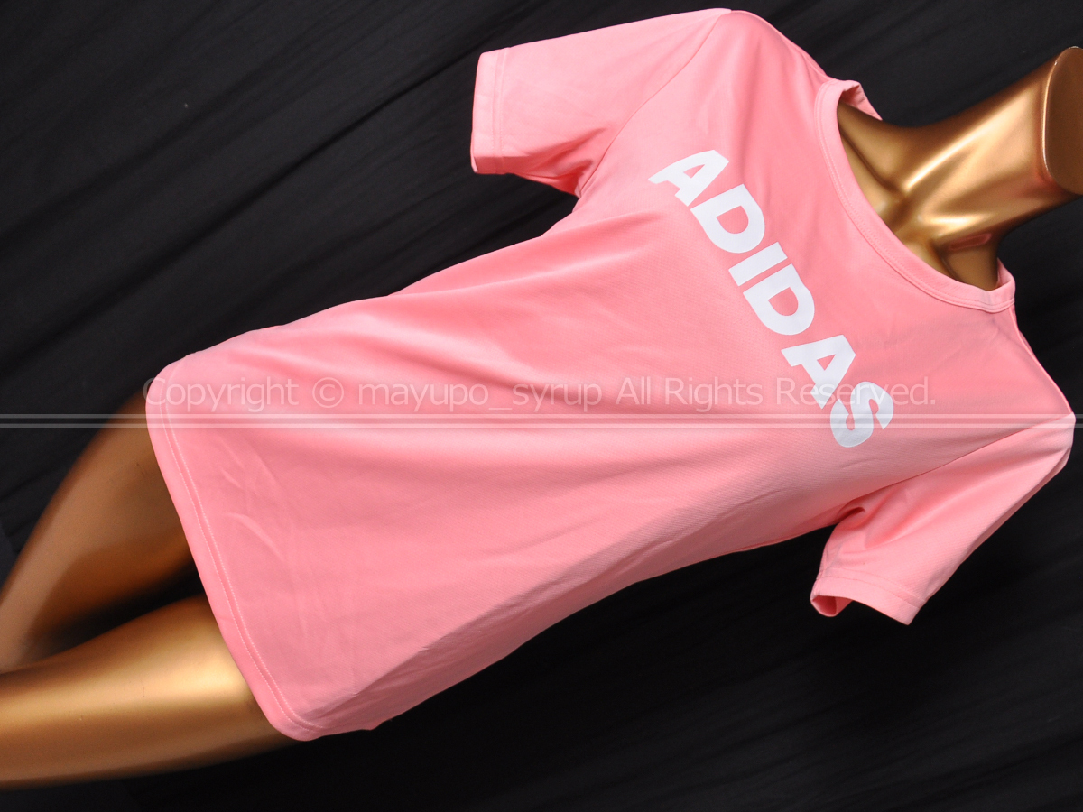 S1803-05★adidas アディダス AEROREADY レディース 半袖Tシャツ FM5307 グローリーピンク L拍卖