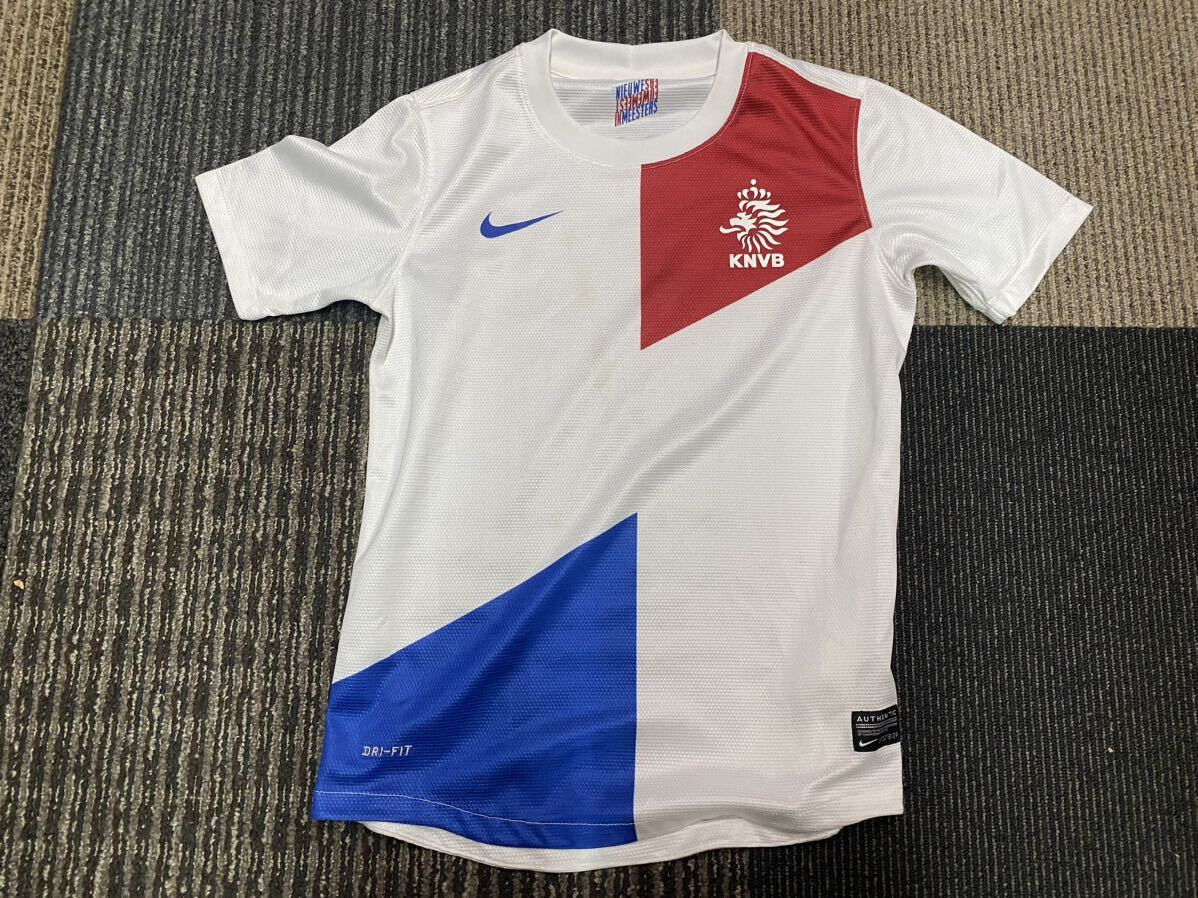 美品 オランダ 代表 2012 アウェイ ユニフォーム ジュニアM 140-150cm ナイキ NIKE Netherlands 子供用 キッズ拍卖