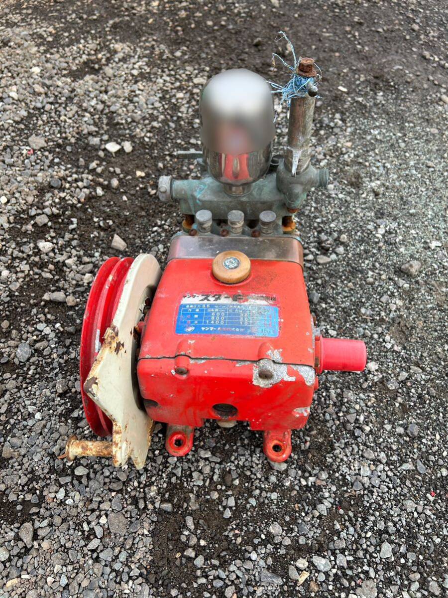 噴霧器 ポンプ 動力噴霧 噴霧 ヤンマー スターF 動作未確認 ジャンク扱い拍卖