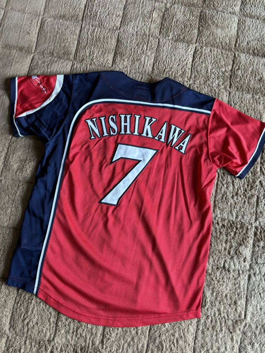 北海道日本ハムファイターズ 2019年 アンビシャスユニフォーム 130サイズ 7 西川遥輝 長期保管品拍卖