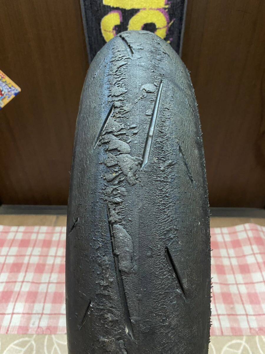 中古MCタイヤ 2021年製造 DUNLOP SPORTMAX α-13SP 110/70R17 ダンロップ スポーツマックス 110 70 17 1921 K4986拍卖