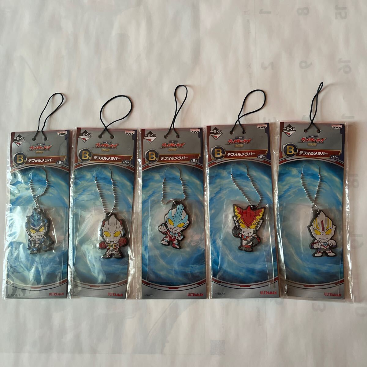 一番くじ ウルトラヒーローズEXPO2018 B賞デフォルメラバー 5種セット拍卖