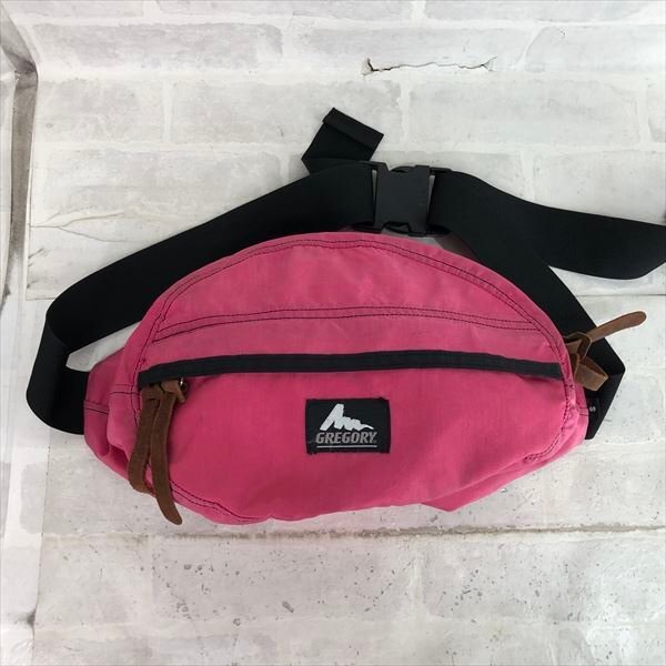 90s GREGORY グレゴリー 旧タグ USA製 テールメイト ウエストバッグ ボディバッグ ヴィンテージ SIZE:S ピンク MH632024060610拍卖