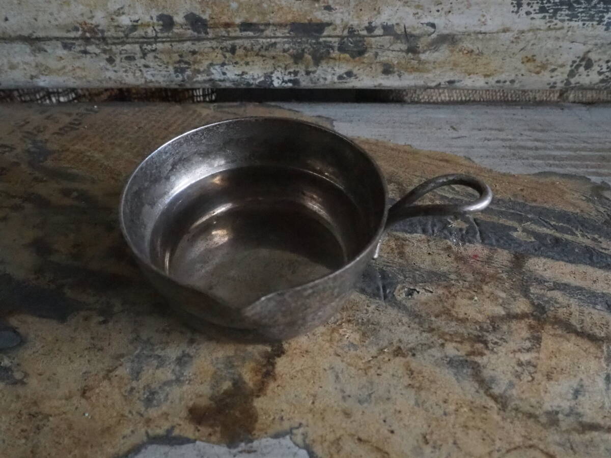 【フランス蚤の市ワインテイスター】シルバープレートカフェbar古道具キッチンワインオープナー骨董インテリアインダストリアルグラス拍卖