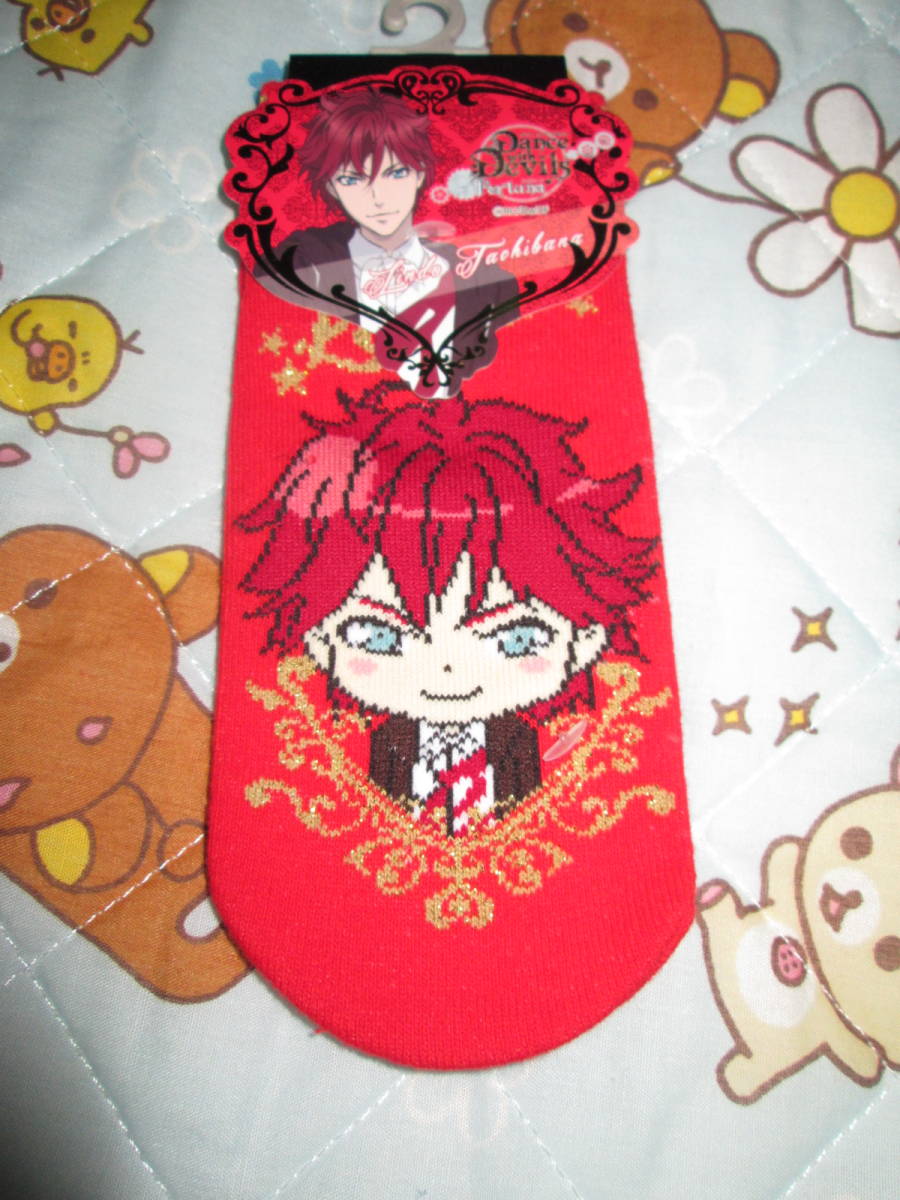 〇新品♪Dance with Devils fortuna ソックス 23~25cm赤〇拍卖