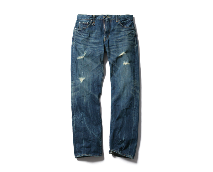 SOPHNET. X-146 JEANS PAINTED DAMAGED デニム ジーンズ拍卖