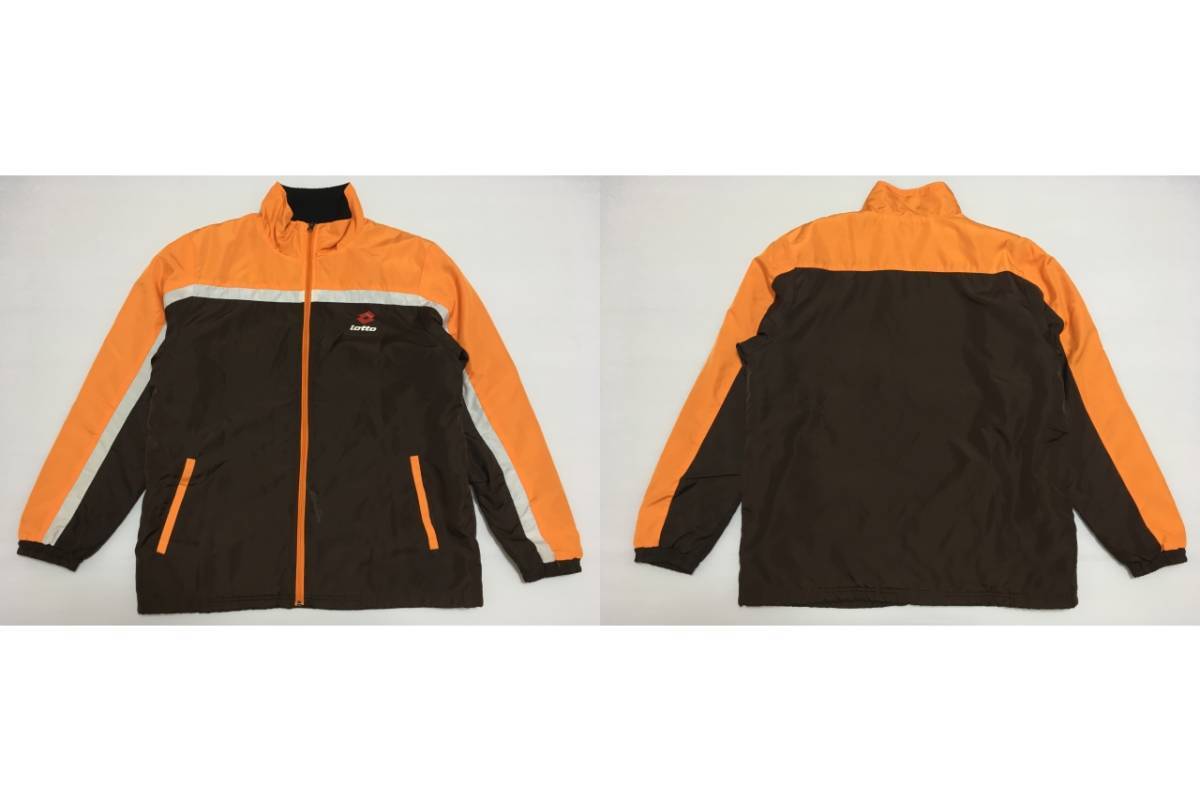 ロット Lotto セットアップ 上下 ウィンドブレイカー 防寒 保温 中綿入り スポーツウェア◯159 石拍卖