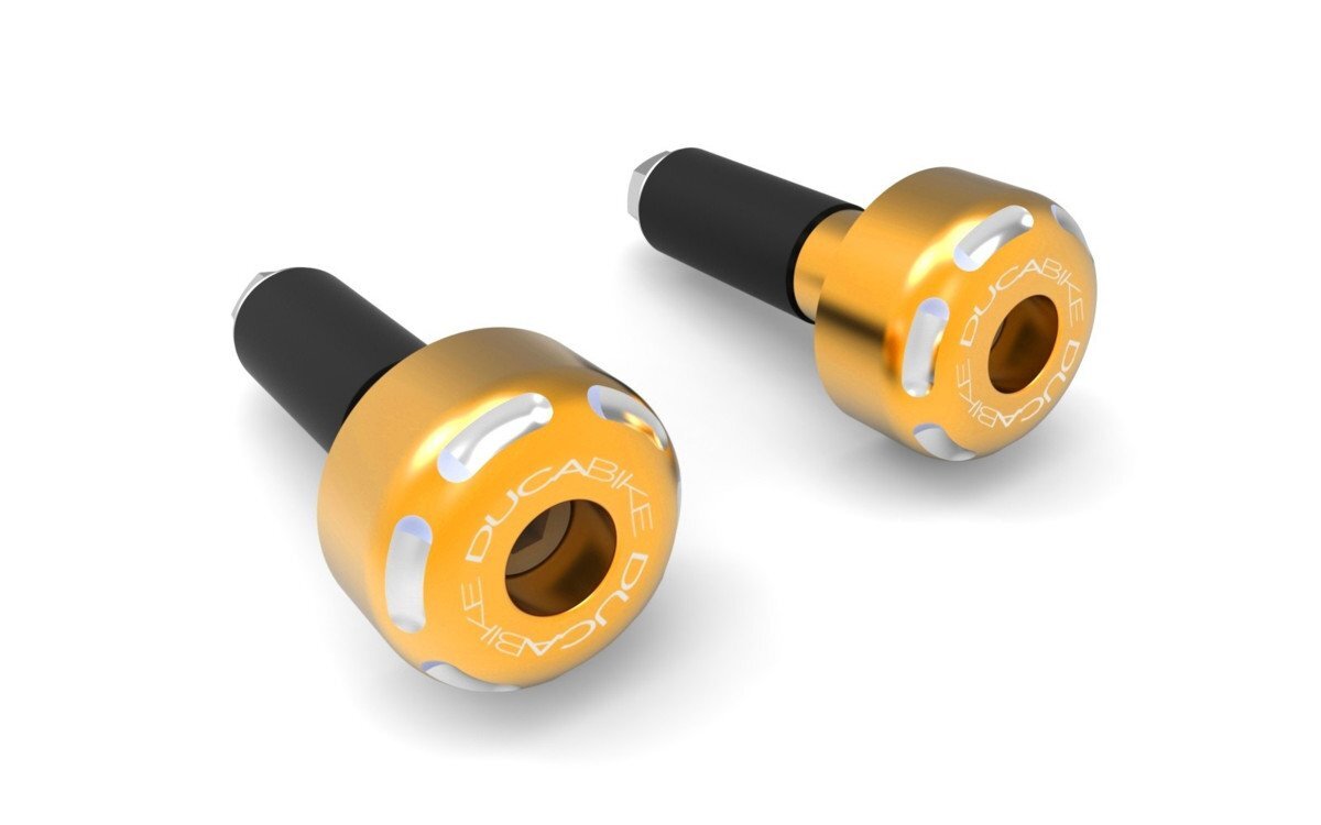 【国内在庫】DUCABIKE ドゥカバイク 汎用 ハンドルバーエンド 13-18mm 金色 DUCATI ドゥカティ F3 F4 848 Panigale V2 V4 1199 その他拍卖