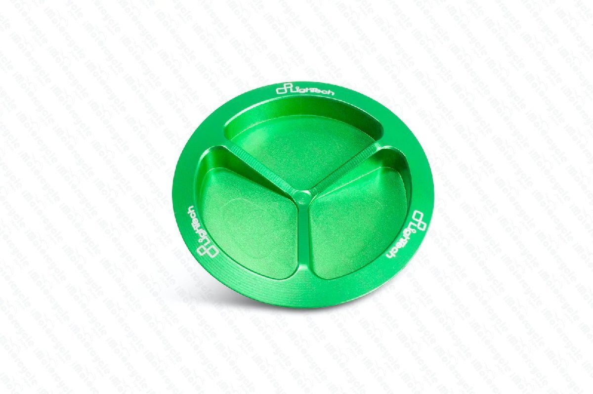 【国内在庫】LighTech ライテック フューエルタンクキャップ専用 スペアキャップ (スピンロッキング) 緑 グリーン ★拍卖