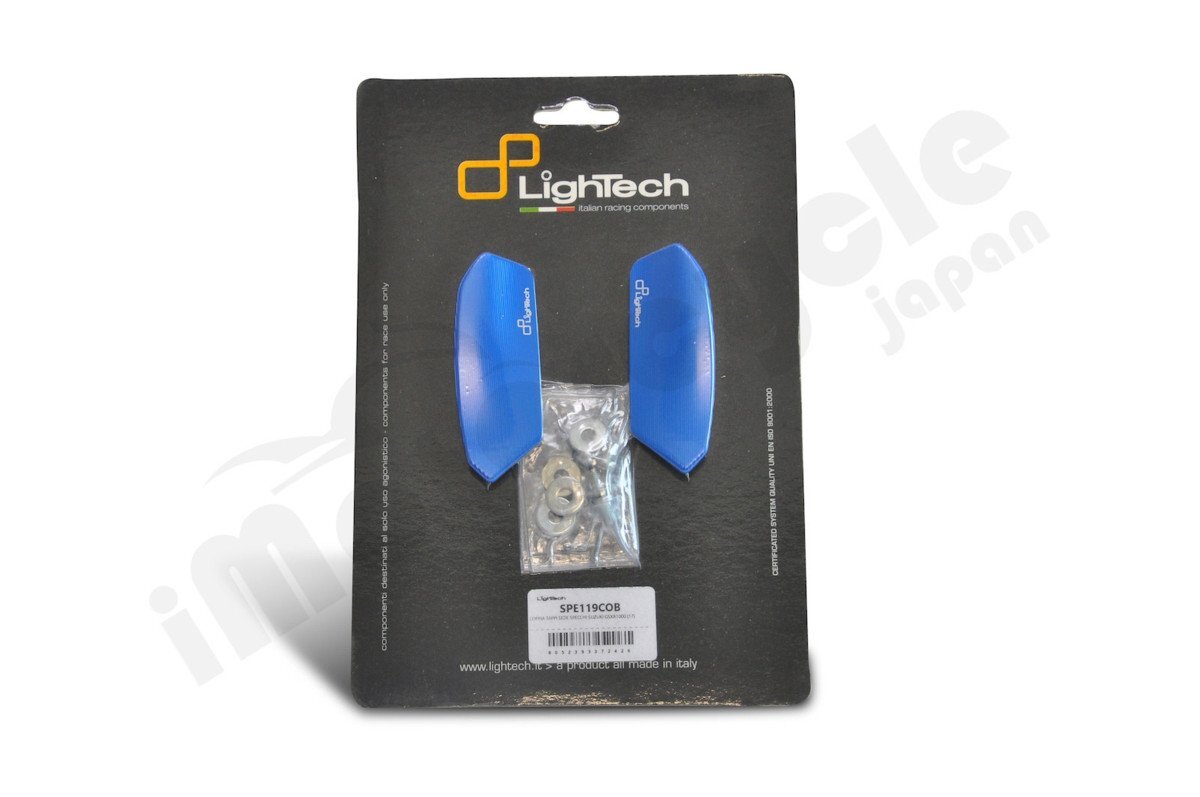 【国内在庫】LIGHTECH ライテック ミラー ブラインド プレート 青 SUZUKI GSX-R1000 / R '17-22 スズキ ブロックオフ ミラーホールカバー拍卖