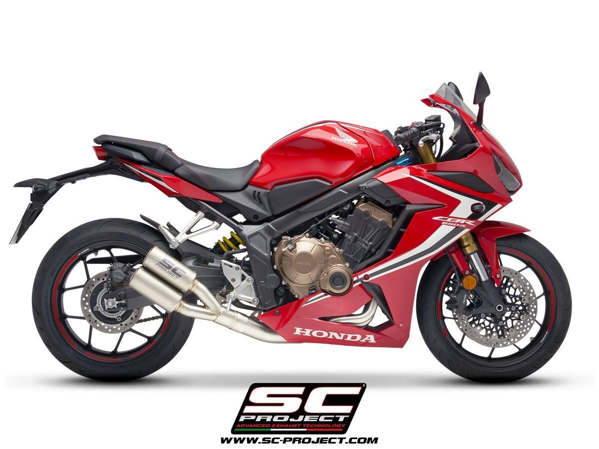 【国内在庫】SC-PROJECT SCプロジェクト フルエキゾースト 4-1 & CR-T ツイン サイレンサー ユーロ4対応 ホンダ CBR650R '19-20 マフラー拍卖