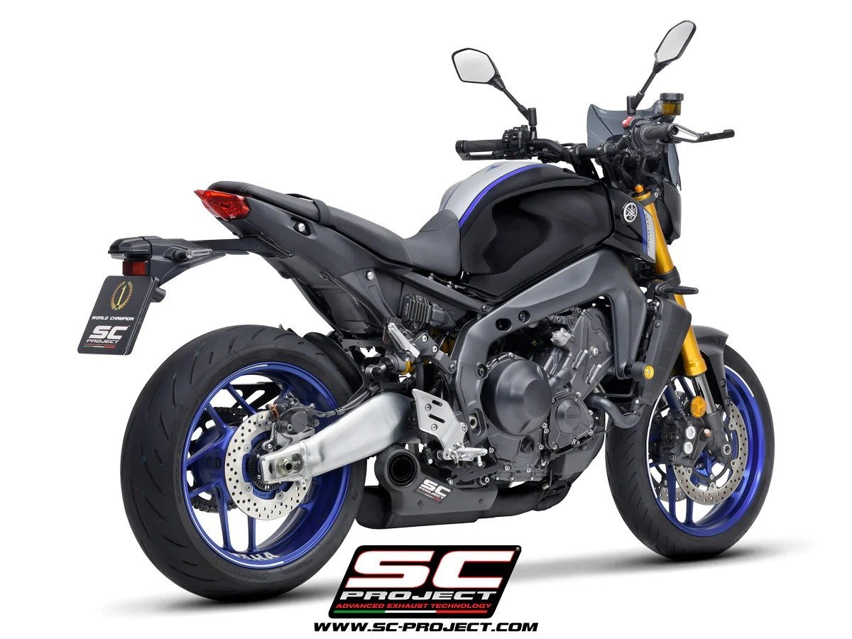 【国内在庫】SC-PROJECT SCプロジェクト フルエキゾーストシステム3-1 & STR-1サイレンサー ブラック EURO5 YAMAHA MT-09 '21-23 ヤマハ ★拍卖