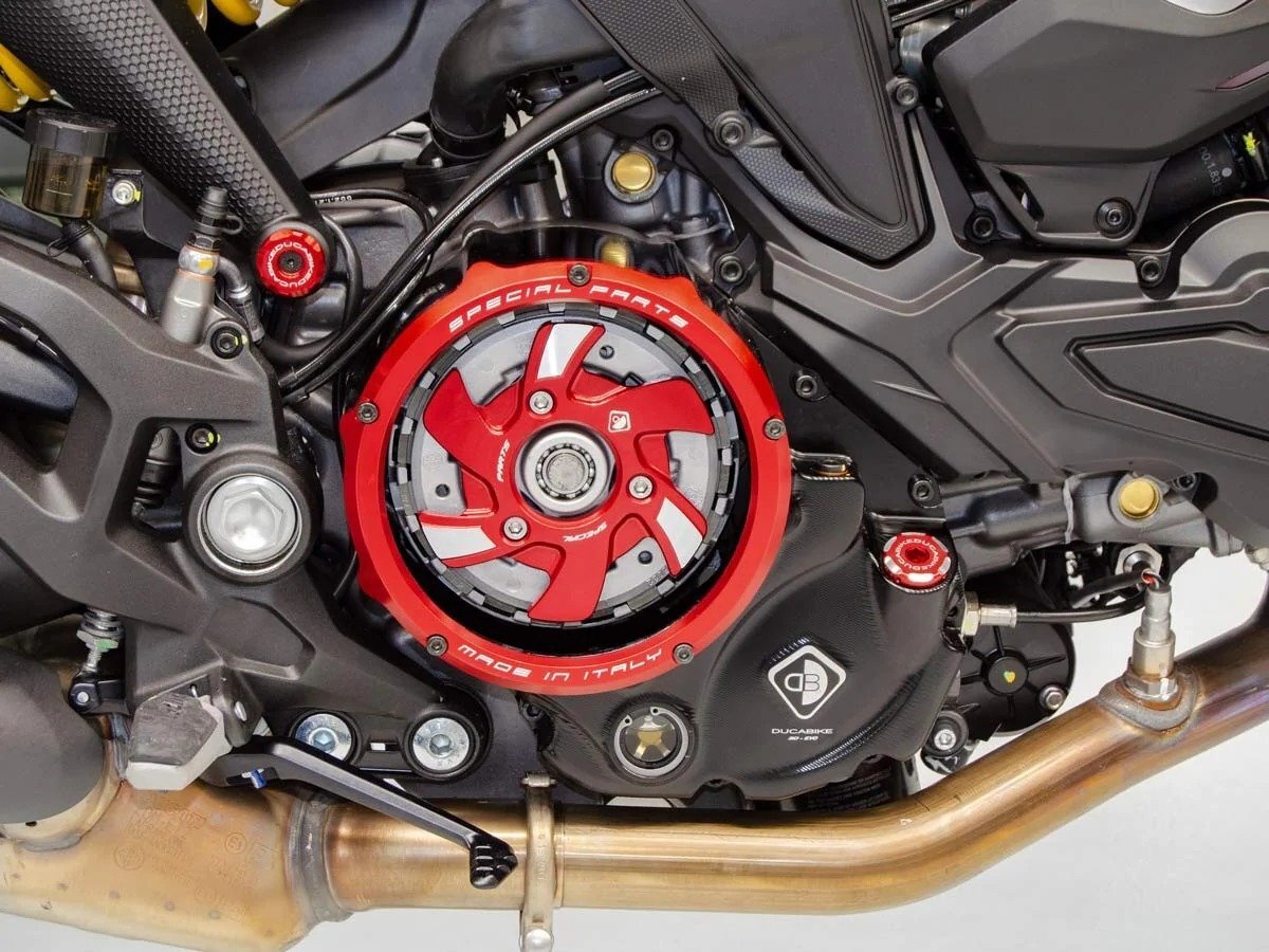 【国内在庫】DUCABIKE ドゥカバイク プレッシャー プレート リング 赤 レッド DUCATI DESERTX / MONSTER 937 / PLUS / MULTISTRADA V2 / S拍卖