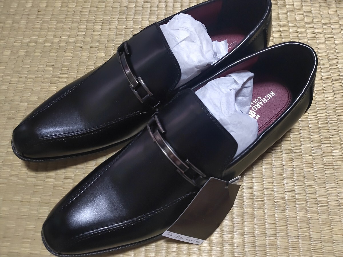 【新品】RICHARDSMITH リチャード・スミス ビジネスシューズ 27cm 黒拍卖