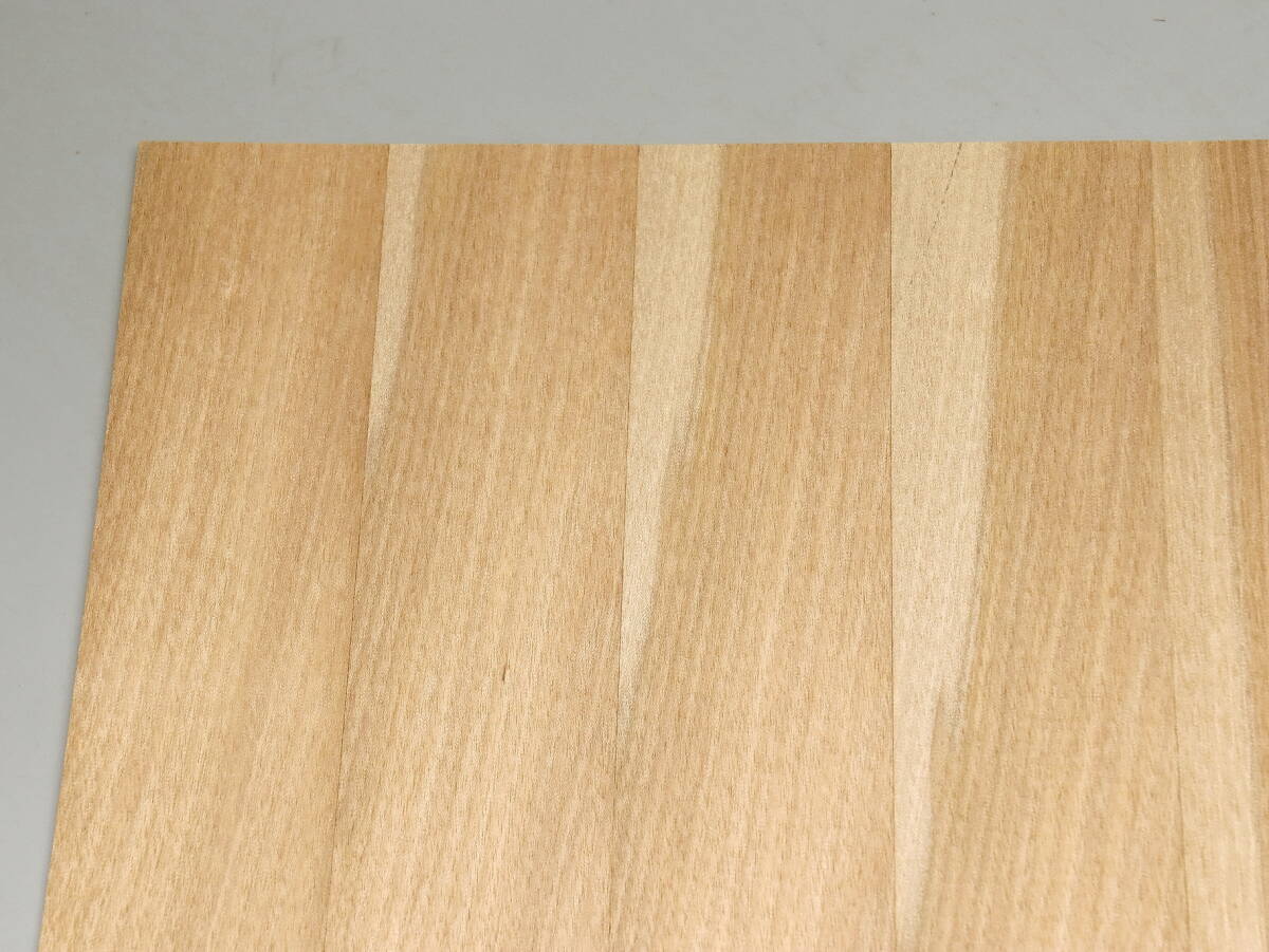 5696・真樺材の極薄板・406㎜×51㎜×2.1㎜=8枚・拍卖