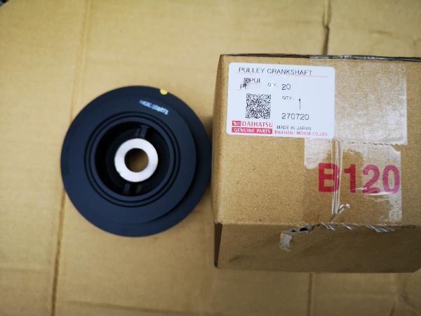 【未使用 ダイハツ 純正流用】ミラジーノ L700/710系 コペン L880 クランクプーリー クランクシャフト プーリ拍卖
