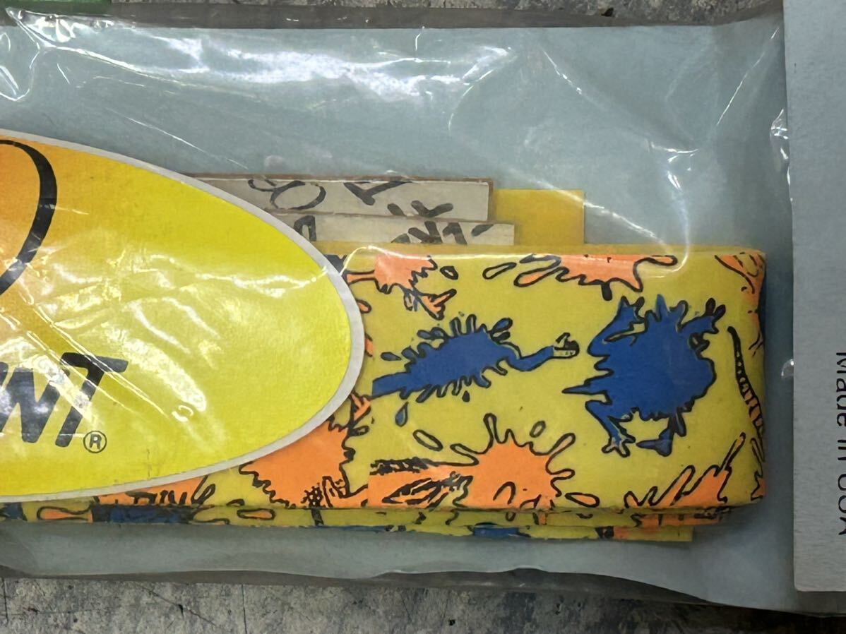 未使用 ビンテージ ハンドルバーテープ『USA OFF THE FRONT アメリカ製 オフザフロント バーテープ 黄x緑x橙』ヴィンテージ vintage拍卖