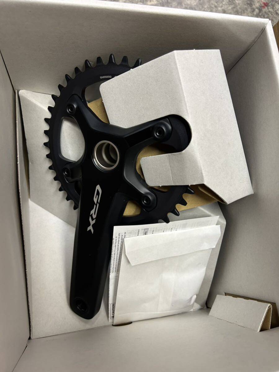 送料込み 新品 箱入『シマノ GRX クラベル用 クランクセット FC-RX820-1 12S 170mm 40T』クランク40Tギヤ付き左右セット170㎜ 拍卖