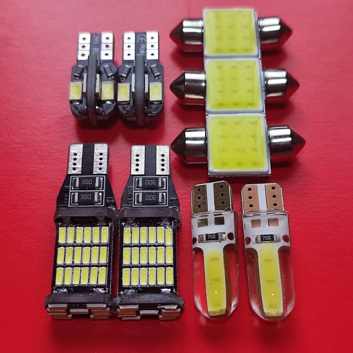 ZE2 インサイト 超爆光!T10 LED ルームランプ バックランプ ポジション球 ナンバー灯 9個セット ホワイト ホンダ /45/6/8/t31拍卖