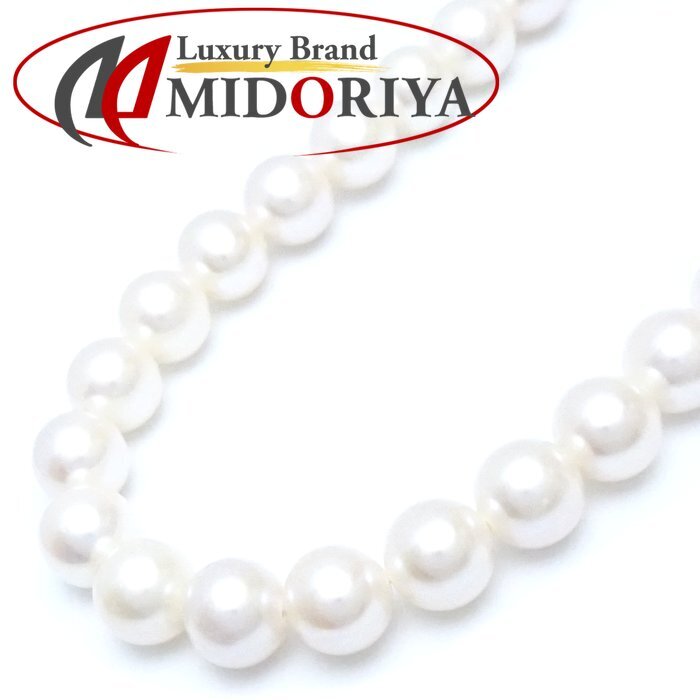 パール ネックレス 真珠7.8~8.2ミリ 42cm シルバー/75318【中古】拍卖